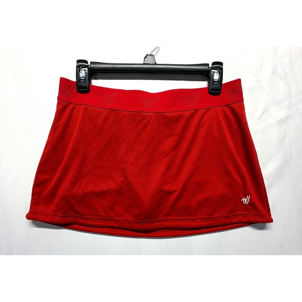 Varsity Spirit Athletic Skort Women's M Red Mesh Lined Golf Tennis Performance